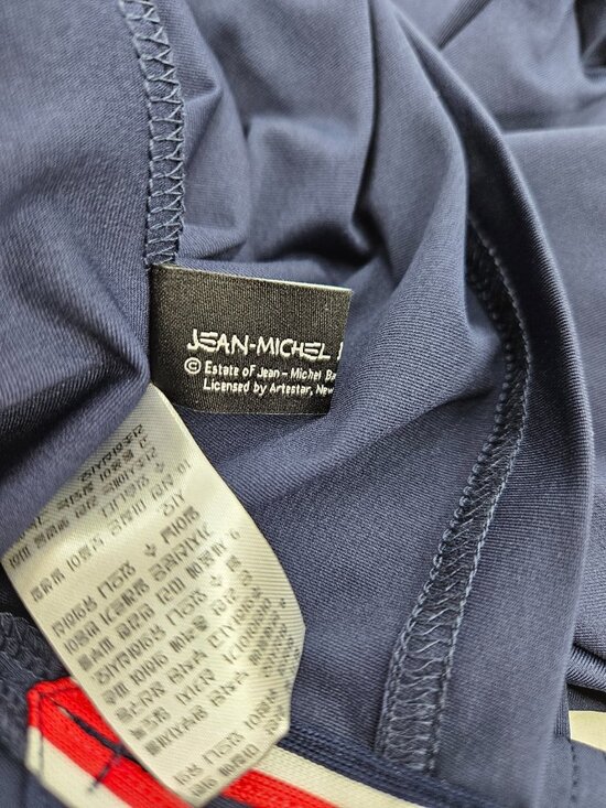 New Jean-Michel Basquiat Blue Shirt Womens 90 Aerocool UV Protection - Picture 8 of 8